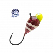 Капля с ушком (обмазка с камнем-винт) 2.5мм