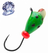 Капля с ушком (обмазка с камнем-точки) 4мм