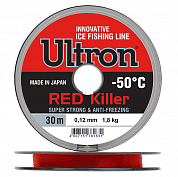 Леска Ultron Red Killer 30м 0,14мм