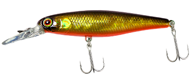 Воблер Jackall Squirrel 76SP #HL Gold & Black