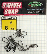 Вертлюг с карабином Zori Swivel Snap CR003 #10