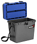 Ящик рыболовный зимний Helios FishBox 19л серый/синий