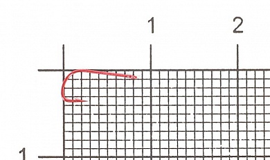 Крючок Kashima Kantuki Sode Red #3.5