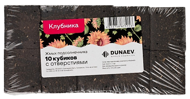 Жмых подсолнечника Dunaev Клубника 300гр