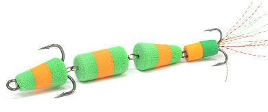 Мандула Lex Premium Classic 130мм #зелёный/оранжевый/зелёный