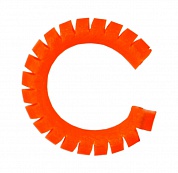 Кембрик Levsha NN сегментированый 0,3/1,2 Алый Fluo 0,5м