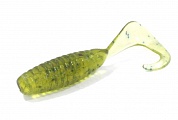 Приманка Allvega Flutter Tail Grub 3.5см #Green pumpkin