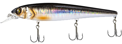 Воблер Jackall Jockie 120F #HL Silver & Black