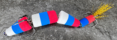 Мандула Lex Premium Classic 115мм #белый/синий/красный