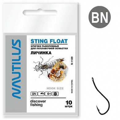Крючок Nautilus Sting Float S-1129 #6