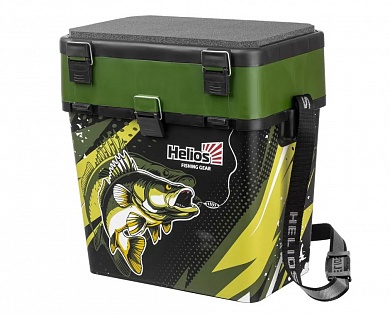 Ящик рыболовный зимний Helios Zander 19л Хаки
