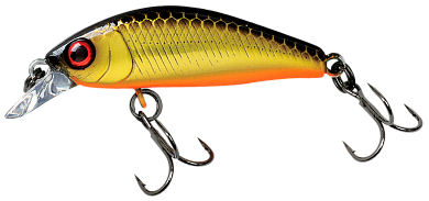 Воблер Jackall Chubby Minnow 35 #HL Gold & Black