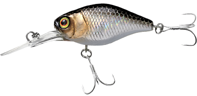 Воблер Jackall Diving Chubby 38F #HL Silver & Black