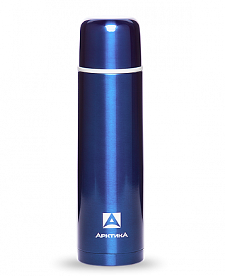 Термос для напитков Арктика 102 синий (1л)