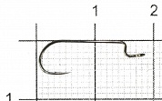 Офсетные крючки Owner 51639 Slim Offset MH-21 #12