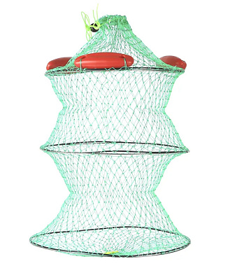 Садок с поплавками d-45см длина 60см