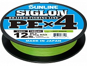 Шнур Sunline Siglon PE x4 Light Green 150m #0.4