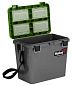 Ящик рыболовный зимний Helios FishBox односекционный 19л серый/салатовый
