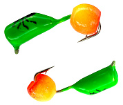 Мормышка Wormix WCP Столбик зелёный d-4мм 1,31гр