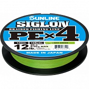 Шнур Sunline Siglon PE x4 Light Green 150m #1.2