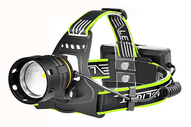 Налобный светодиодный фонарь Огонь HT-221-TG (белый и синий)