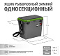 Ящик рыболовный зимний Helios FishBox односекционный 19л серый/салатовый