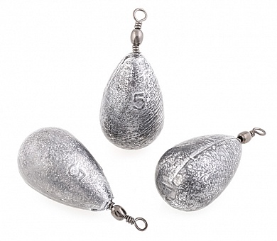 Груз Капля с вертлюгом 56гр. 3шт