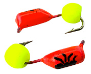 Мормышка Wormix WCP Столбик красный d-4мм 1,31гр