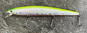 Воблер Pontoon21 Agarron 140F SR #A62 Crash Fresh Chartreuse Silver