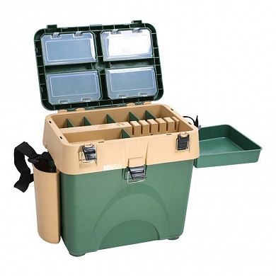 Ящик рыболовный зимний Cayme двухсекционный с карманом