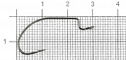 Офсетные крючки Hitfish Big Hole Offset #2