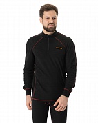 Термобельё Huntsman Thermoline Zip тк. флис фактурный цвет Чёрный размер M (46-48)