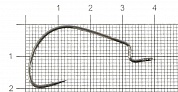 Офсетные крючки Decoy Worm 11 Tournament #2/0