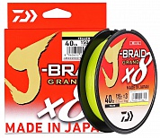 Шнур Daiwa J-Braid Grand x8 Yellow 150m #1.2