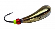 Мормышка DS Fishing Уралка Квадро d-4мм 1,01гр #Золото