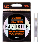 Леска Akkoi Akkoi Favorite Strong 30м 0,08мм 