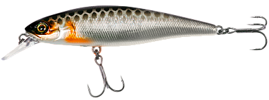 Воблер Jackall Squad Minnow 80SP #HL Silver & Black