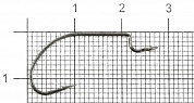 Офсетные крючки Hitfish Big Hole Offset #3