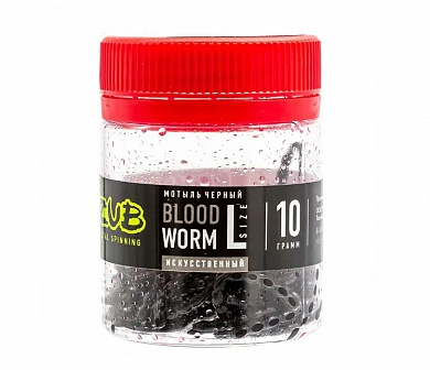 Мотыль искусственный ZUB Blood Worm чёрный