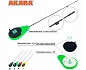 Удочка зимняя Akara BRZ Green