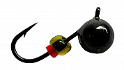 Мормышка DS Fishing Шар с ушком d-5мм 1,15гр #Чёрный никель