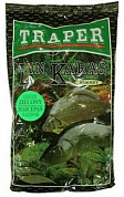 Прикормка Traper Sekret Leszcz Lin-Karas Zielony Marcepan (Зелёный Марцепан) 1кг