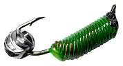 Мормышка Санхар Ручейник №6 1гр (d-2,5мм, L=8,5) #Зелёный + Зефир Серебро