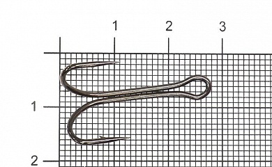 Двойник KOI Short Double Hook №2