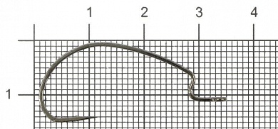 Офсетные крючки Owner J-Light 5109 #1