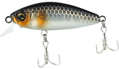 Воблер Jackall Abbey Minnow 38SF #UV Mat Silver & Black