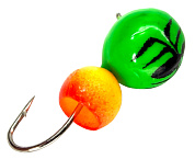 Мормышка Wormix WCP Дробинка зелёная d-5мм 1гр