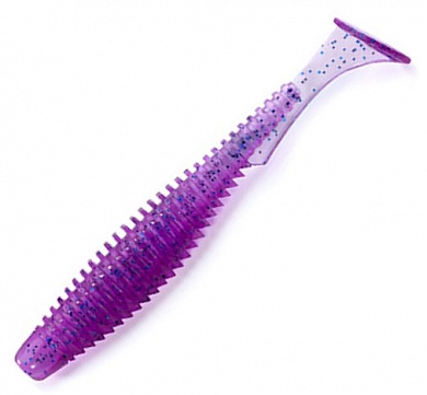 Приманка FishUp U-Shad 4" #014 Violet/Blue