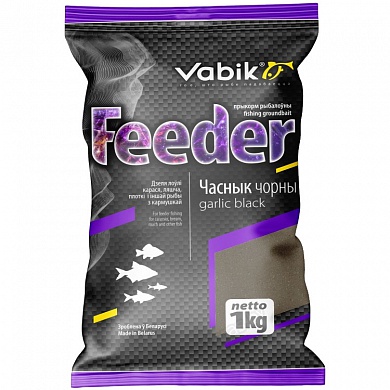 Прикормка Vabik Feeder Чеснок чёрный