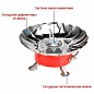 Газовая плита-горелка Windproof Camping Stove K-205